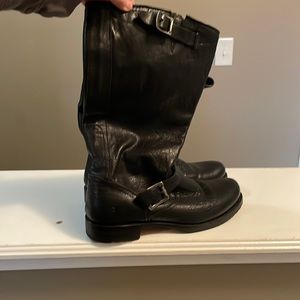 Frye Distressed Riding Boots